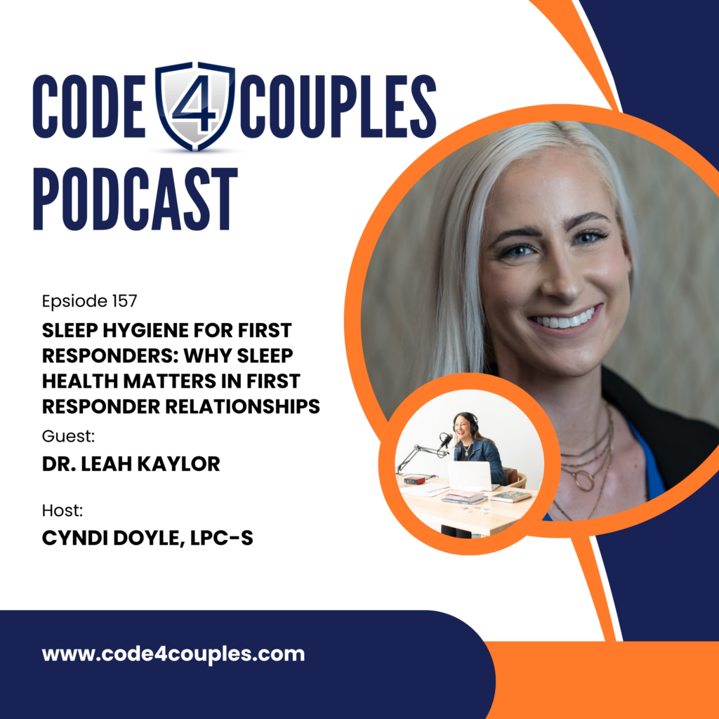 Sleep psychologist and author Leah Elizabeth Kaylor breaks down the importance of sleep health for first responders. Leah’s been the go-to sleep expert for the FBI and is now sharing her insights with us, including tips on how to reset poor sleep habits, manage nightmares, and even navigate the idea of “sleep divorce” being health for relationships.